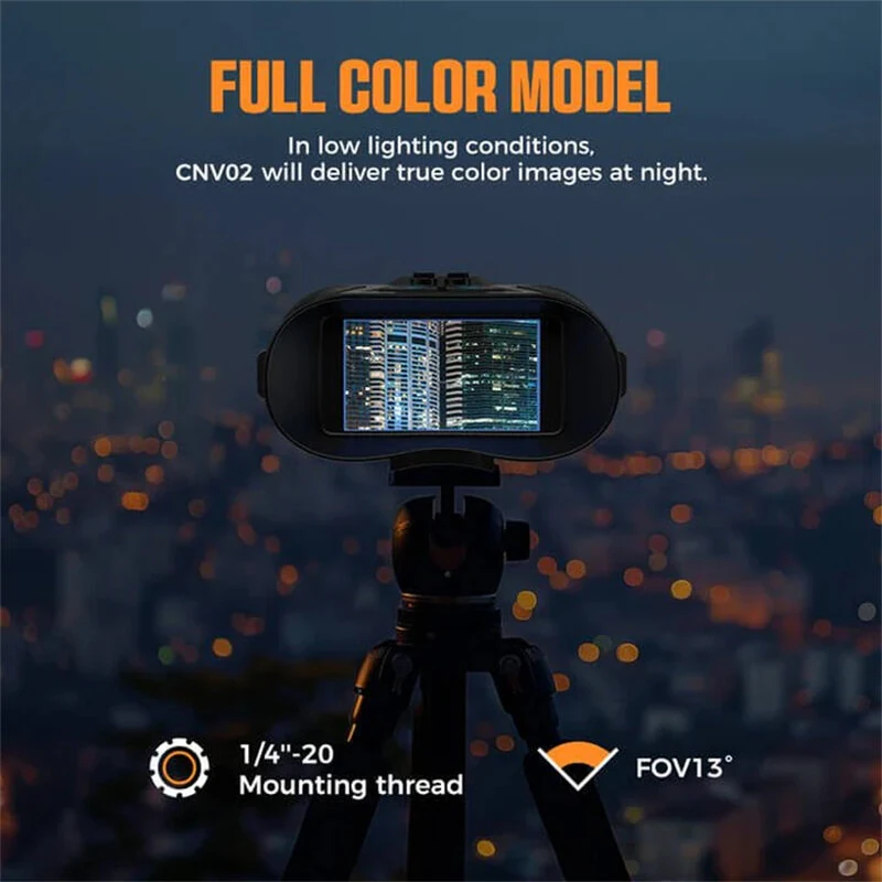 CIGMAN CNV02 Night Vision Binoculars | 4K Video 40MP Photos 8x Zoom - Image 5
