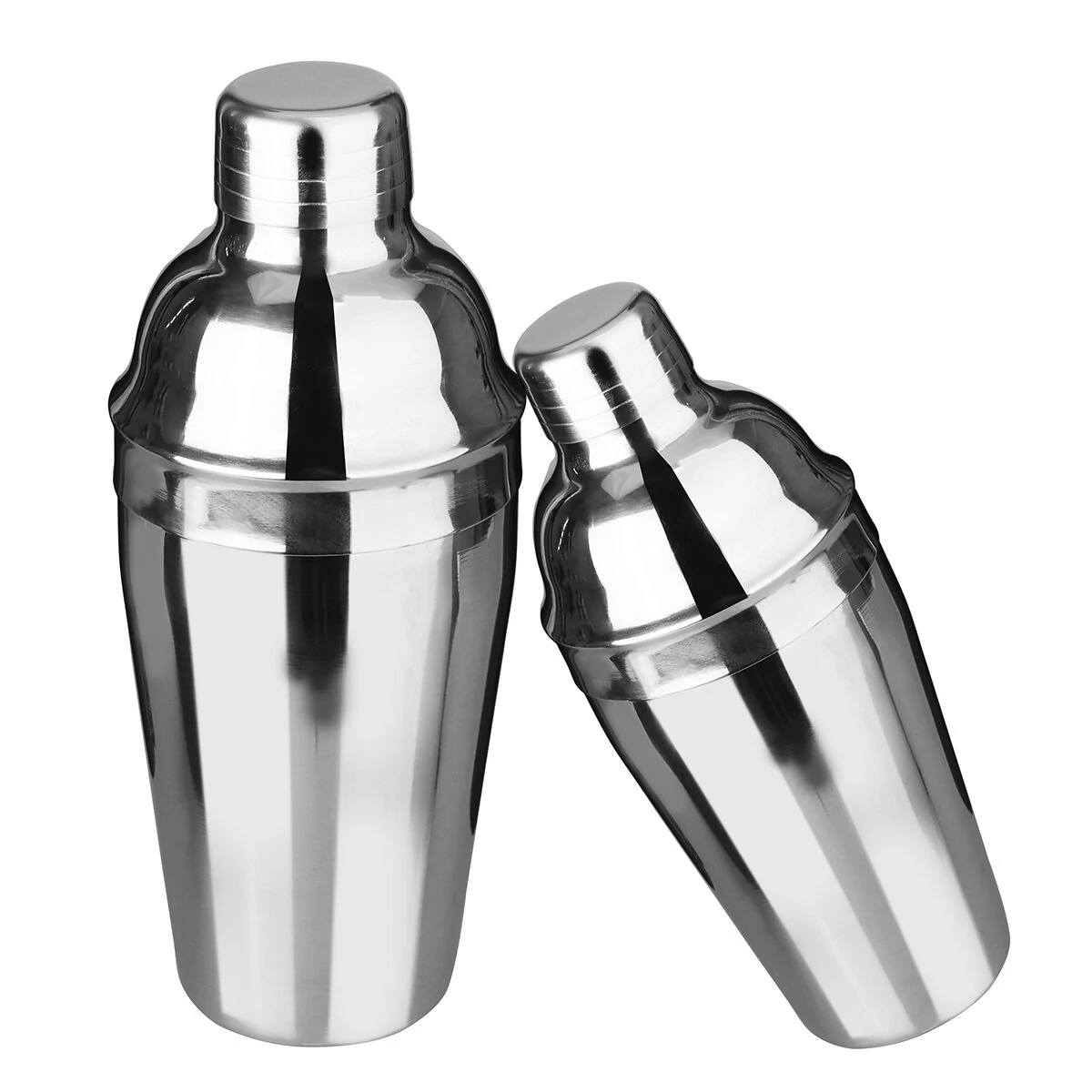 Stainless Steel Boston Cocktail Shaker - 550ml & 750ml Bartender Set - Image 2