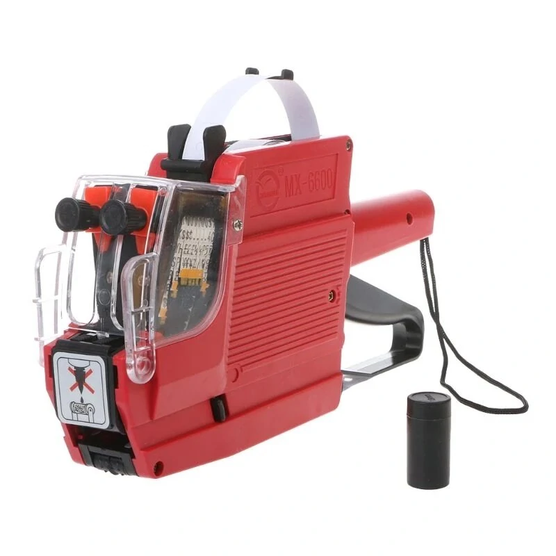 MX-6600 2-Line Pricing Labeller - 10 Digits Per Line for Retail Stores + Ink Roller - Image 2