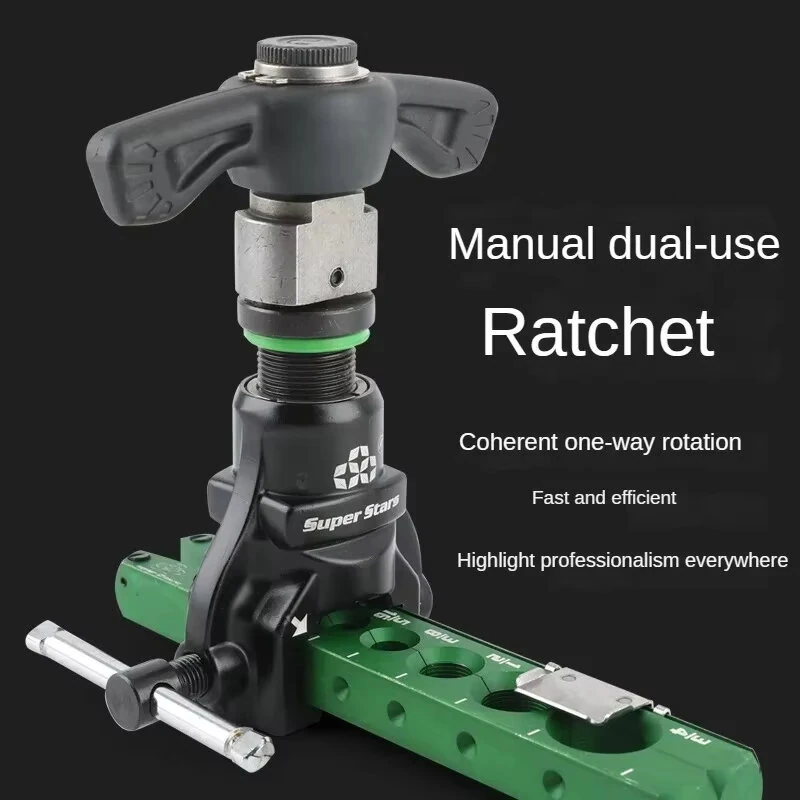 ST-R806A Copper Tube Expander Tool | Manual Ratchet for 5-32mm Tubes | Flaring & Reaming Kit for HVAC Repair - Image 3