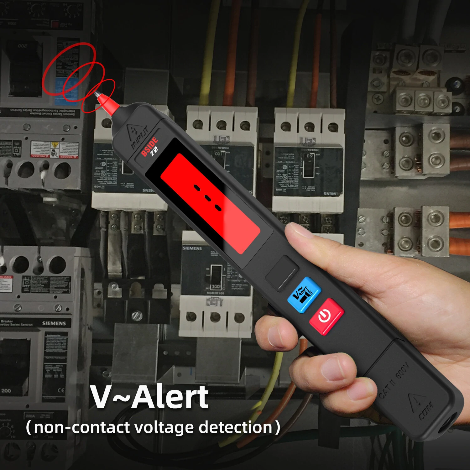 BSIDE Z2 Voltage Tester Pen - 12-300V LCD Display | Fast & Accurate - Image 4