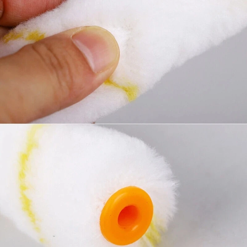 Mini Paint Roller Kit - 10cm Polyester Blend for Smooth Finish - Easy Clean Indoor & Outdoor Use - Image 5