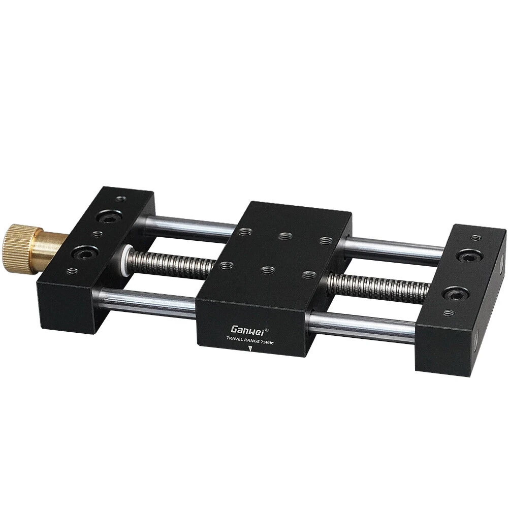 75mm Travel Displacement Platform | 120mm Precision Linear Stage - High Load Aluminum Alloy - Image 2