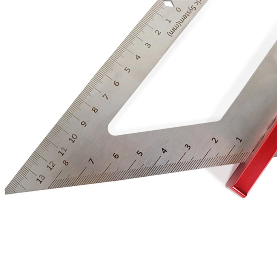 Stainless Steel 140mm Triangle Ruler - Woodworking Scribing Angle Ruler for DIY - Image 5