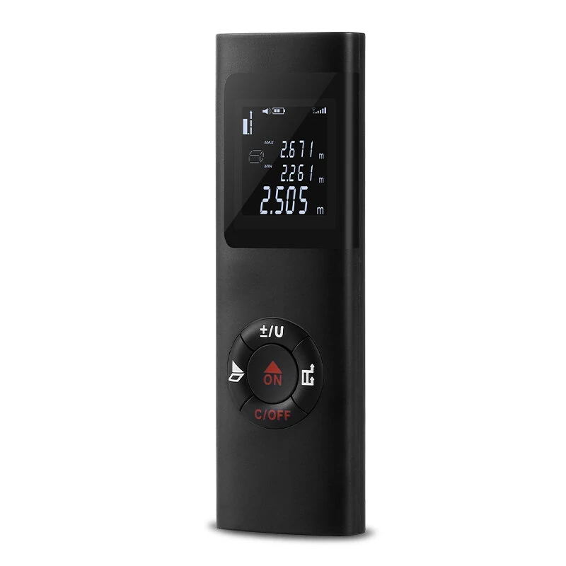 40M Laser Distance Meter - Handheld Electronic Rangefinder m/in/ft - IP54 Waterproof - Image 2