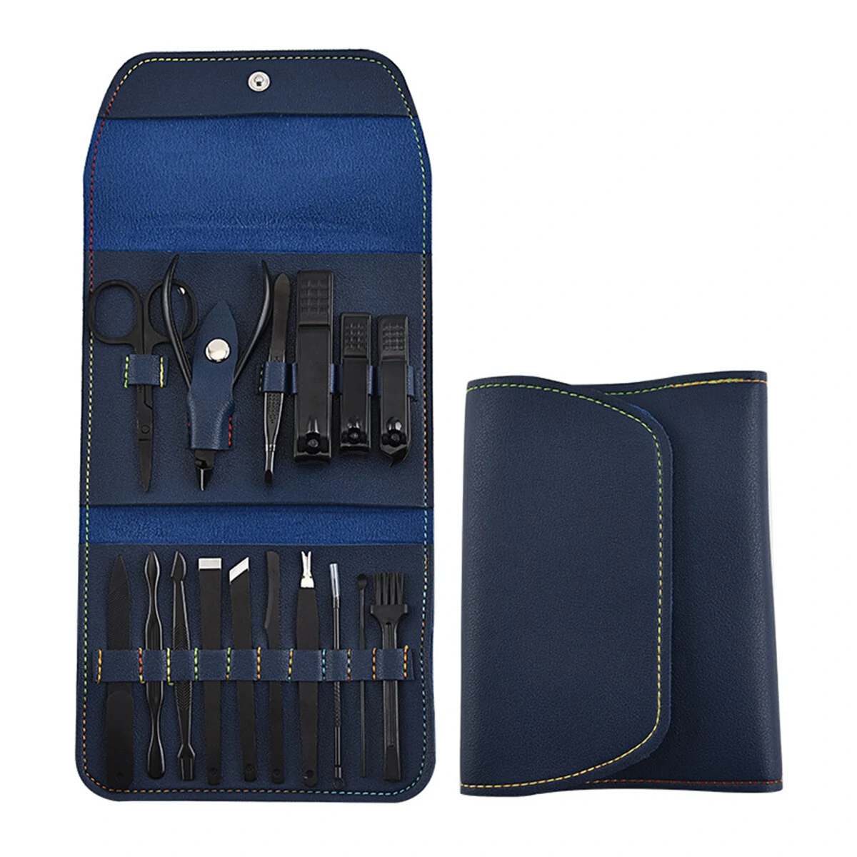 4/16Pcs Manicure Pedicure Set - Stainless Steel Nail Scissors & Cleaner Tools - Image 2