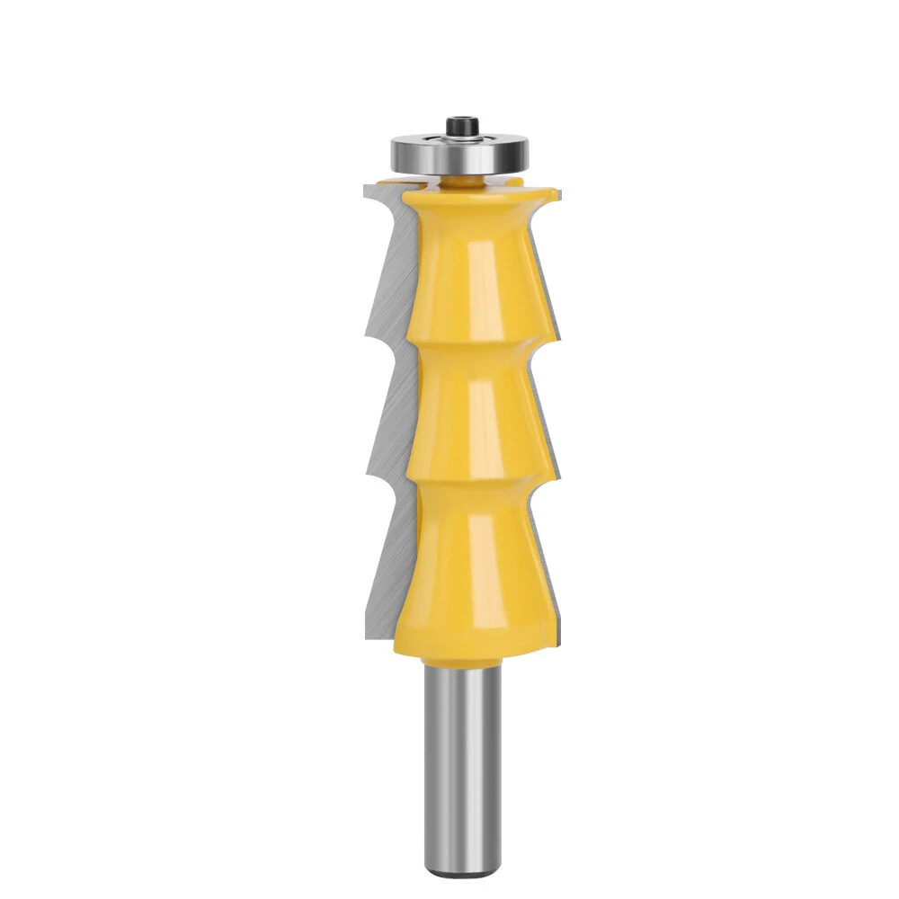 LAVIE 12mm 1/2 Shank Louver Shutter Router Bit | Carbide CNC Woodworking Cutter with Bearing - Image 4