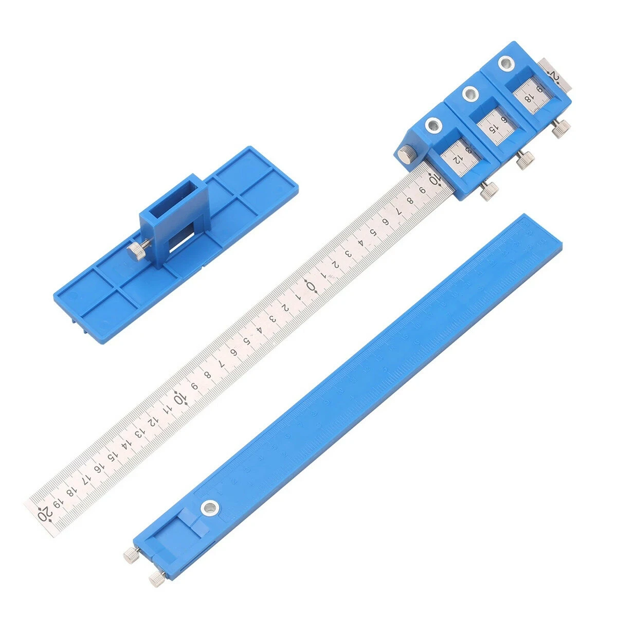 Multifunctional Adjustable Ruler 5MM Hole Ruler | For Handles & Knobs | Inch & Metric Units - Image 4