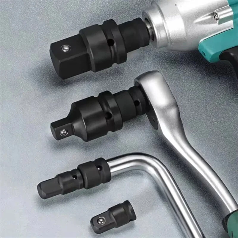 Socket Adapter Set - Chrome Molybdenum Steel - Impact Driver & Ratchet Tool - Black Oxide Finish - 6pc - Image 5