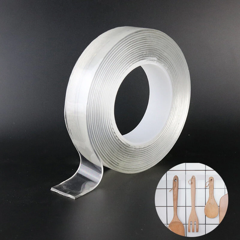 2MM Thick 30MM Wide Nano Double-Sided Tape | Super Waterproof & Strong Adsorption | 10,000 Washes - Image 2