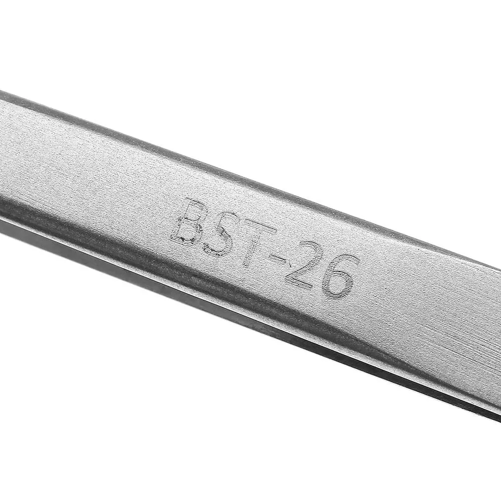 BEST BST-26 Precision Tweezers - Anti-Skid Hardened Steel - Straight High-Toughness - Image 5
