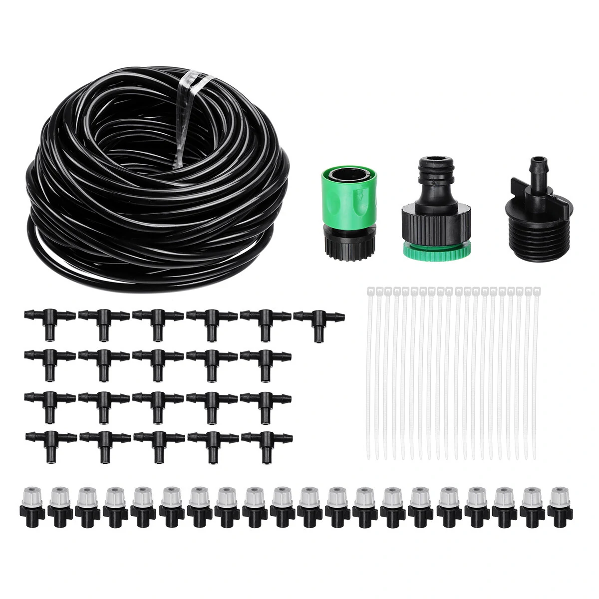 GardPro 20m Hose & 20 Nozzle Kit | Garden Water Mist Coolant System - Image 2