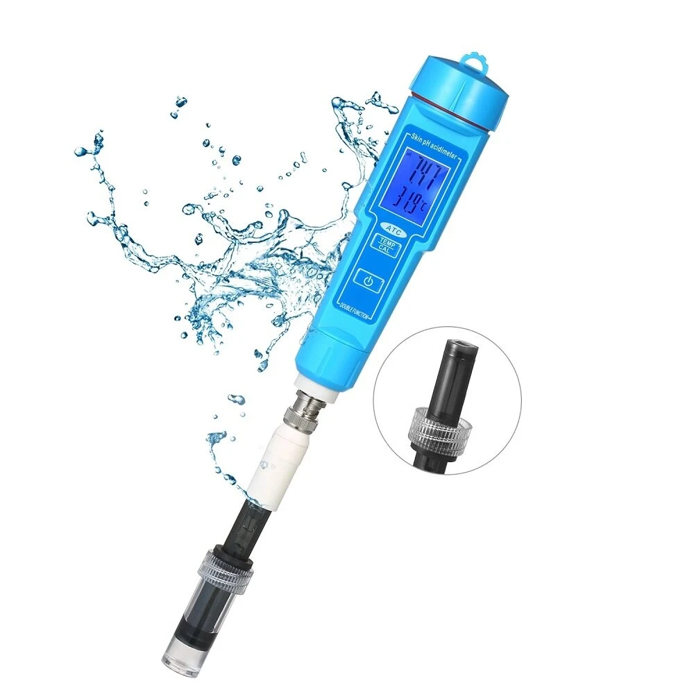 High Accuracy pH Meter with ATC | 2-in-1 pH & Temperature Tester | Portable Pen for Aquarium & Skin - Image 2