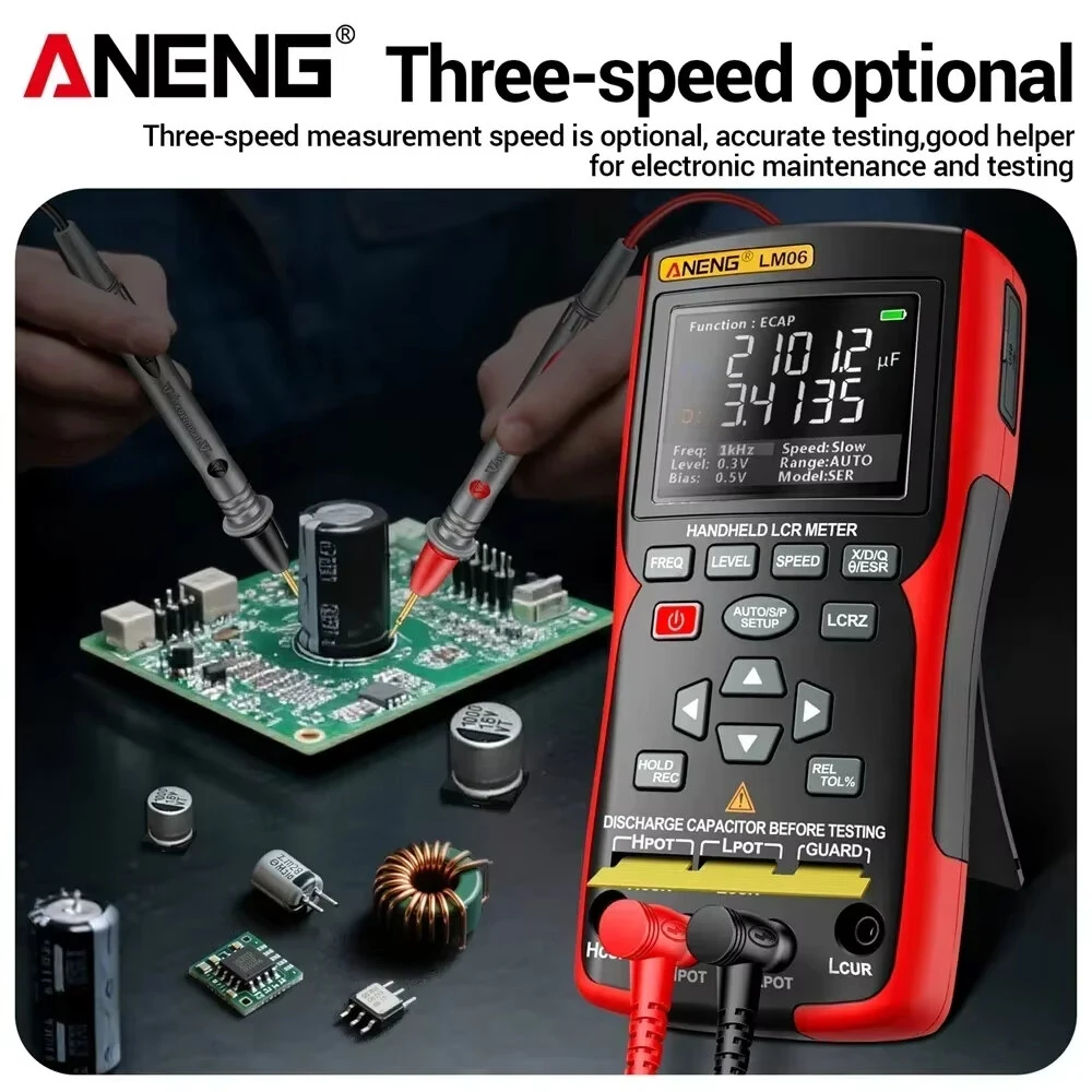 ANENG LM06 LCR Meter - 100KHz Tester for Capacitance Inductance Resistance - Image 3