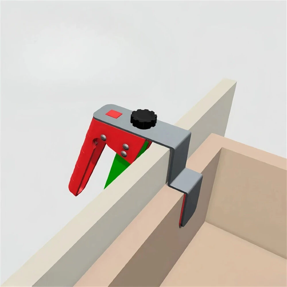 Drawer Installation Assistant Clip - Woodworking Mounting Jig for Cabinet DIY - Image 2