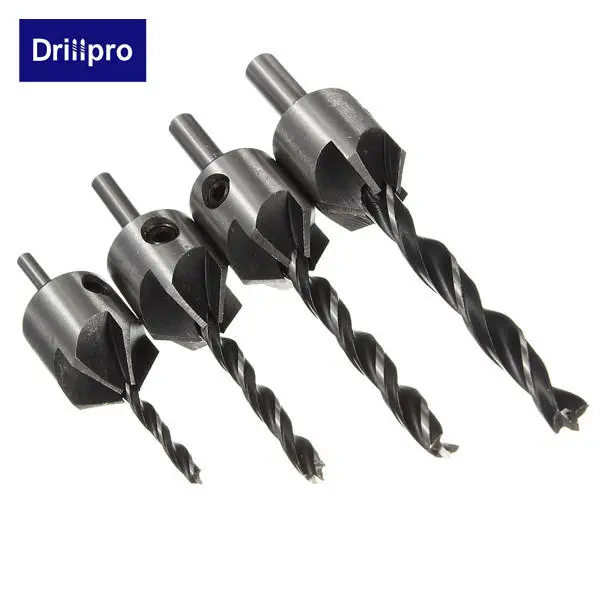Drillpro DB-C3 5 Flute Countersink Bits 3-6mm Reamer for Woodworking - Image 5