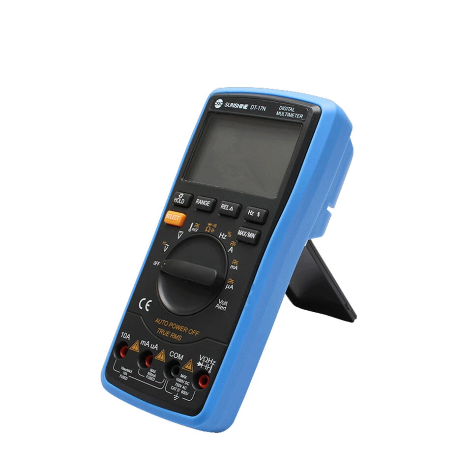 SUNSHINE DT-17N Auto-Ranging Digital Multimeter | AC/DC Voltage Current Resistance - Image 2