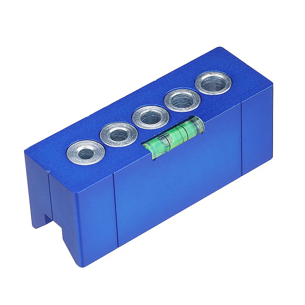 Aluminum Alloy 90 Degree Drill Guide | 6-10mm Doweling Jig with Bubble Level - Image 2