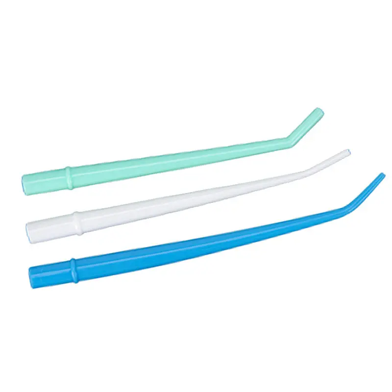 Plastic Curved Surgical Aspirator Tips | Disposable Saliva Ejector Suction Tube - Image 2