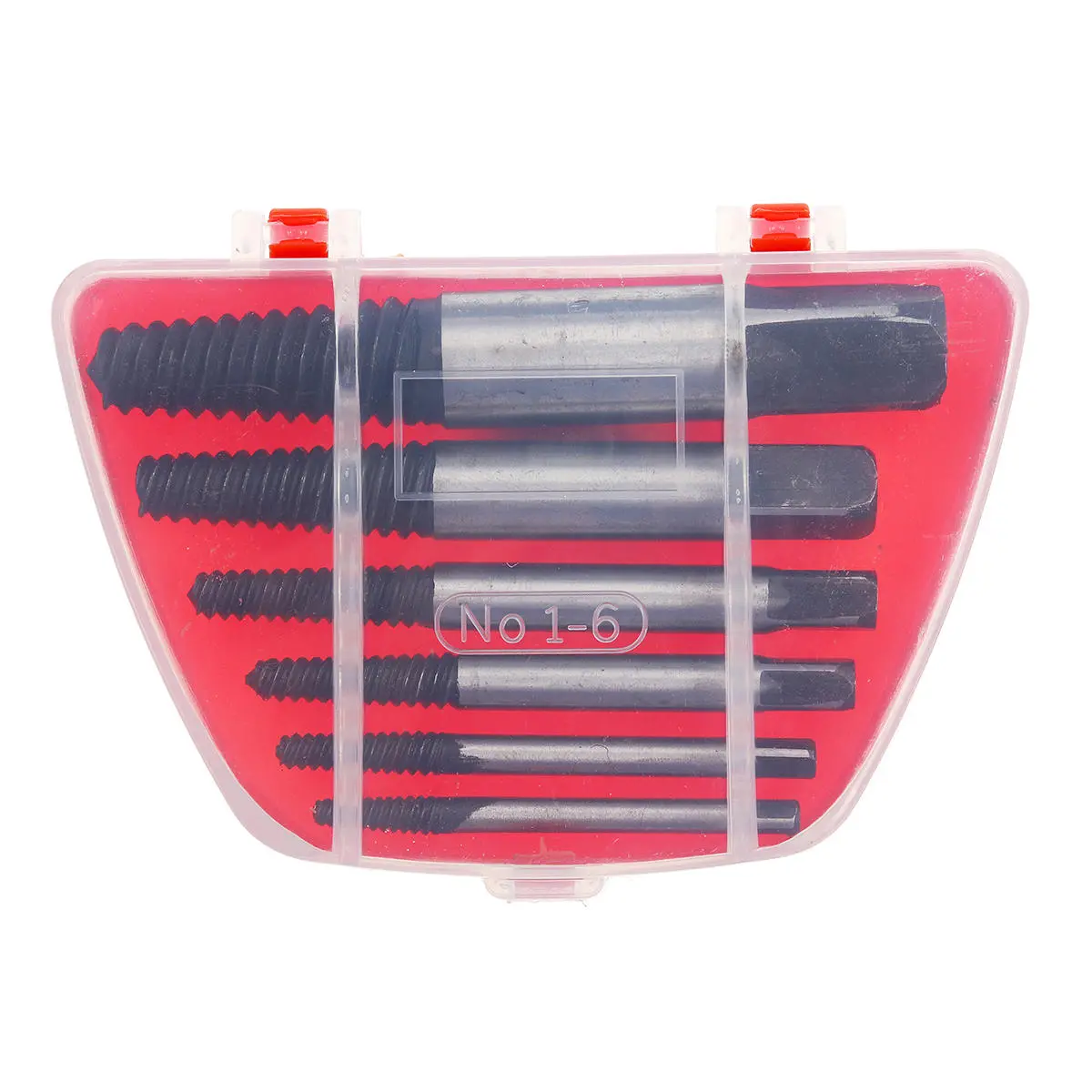 Damaged Screw Extractor Set - 6pcs Easy Out Broken Bolt Remover Kit - Image 3
