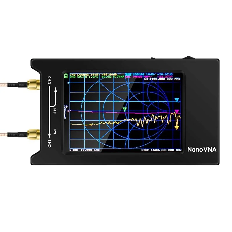 NanoVNA-H4 Vector Network Analyzer | 50KHz-1.5GHz HF/VHF/UHF | 4-inch LCD - Image 2