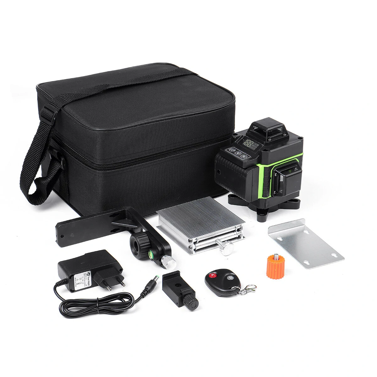 4D 16 Line Green Laser Level - 360° Self-Leveling Rotary Measuring Tool - Image 5