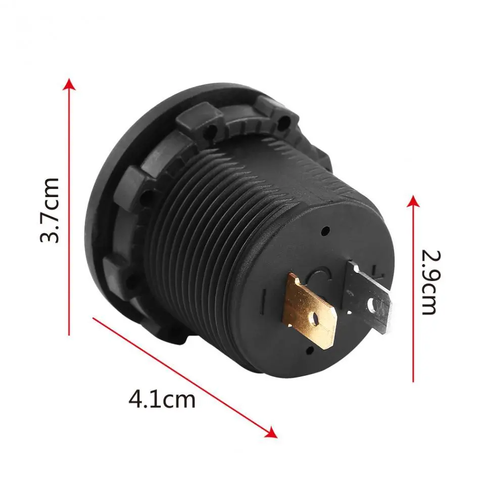DC 12V Waterproof LED Digital Voltmeter - Motorcycle Car Voltage Gauge Tester - Image 4