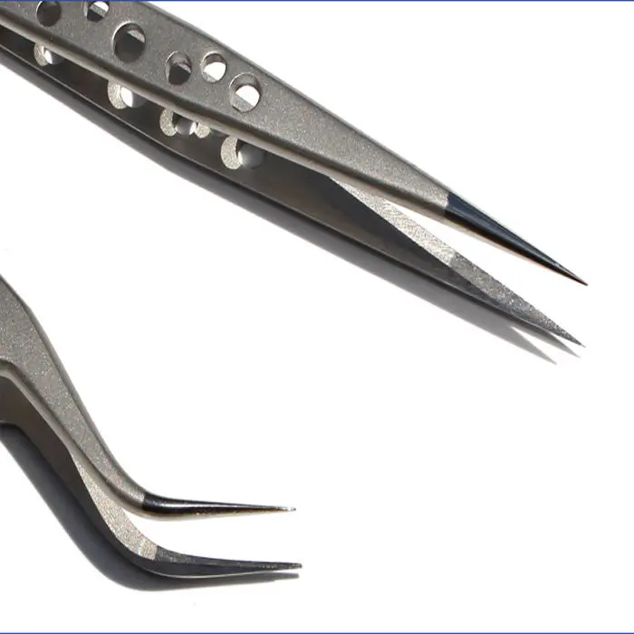 Stainless Steel Elbow Tip Tweezer - High Precision Phone Repair Tool - Image 3