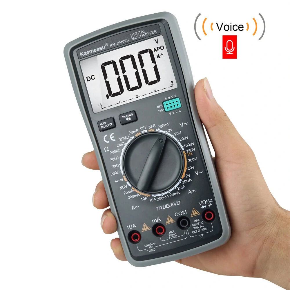 Kaemeasu KM-DM02S Digital Multimeter | True RMS & Voice Broadcast | NCV Detection - Image 4