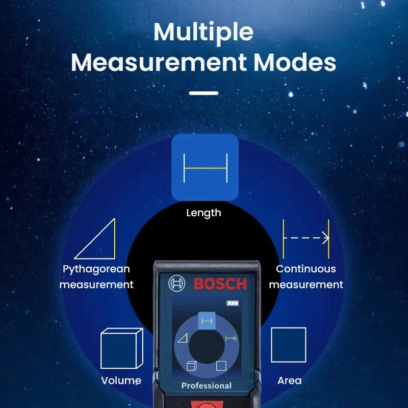 GLM400 Laser Range Finder | 40m Distance, High Accuracy, IP54 Waterproof - Image 2