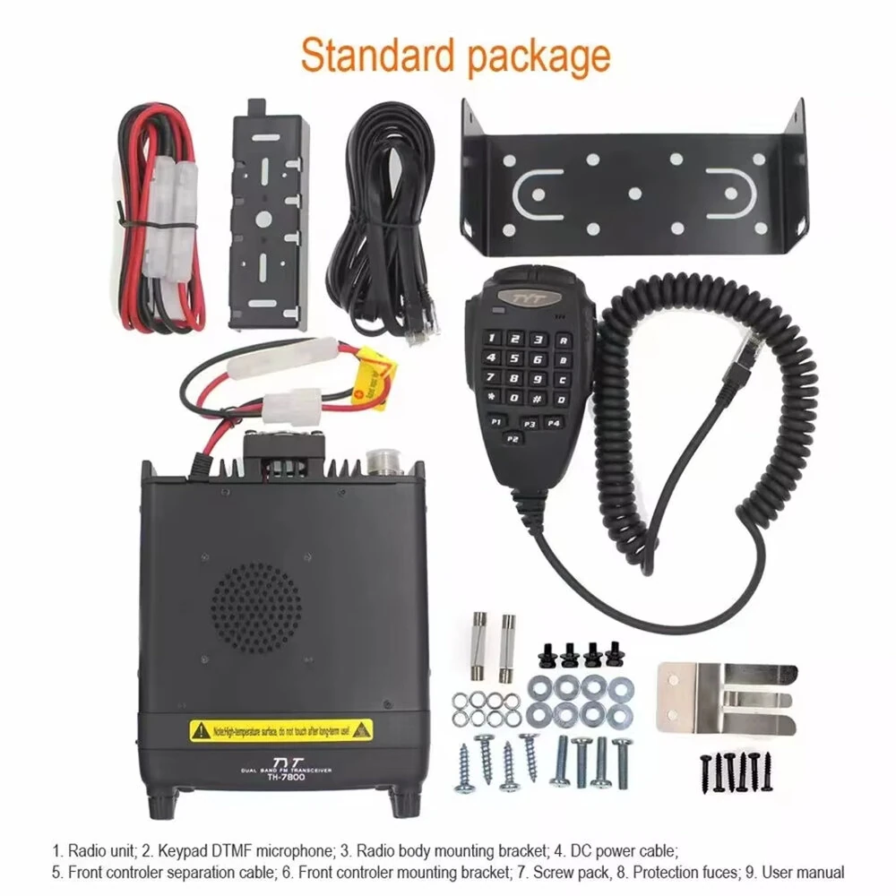 TYT TH-7800 50W Dual Band Mobile Radio | Amateur FM Transceiver & Repeater - Image 4