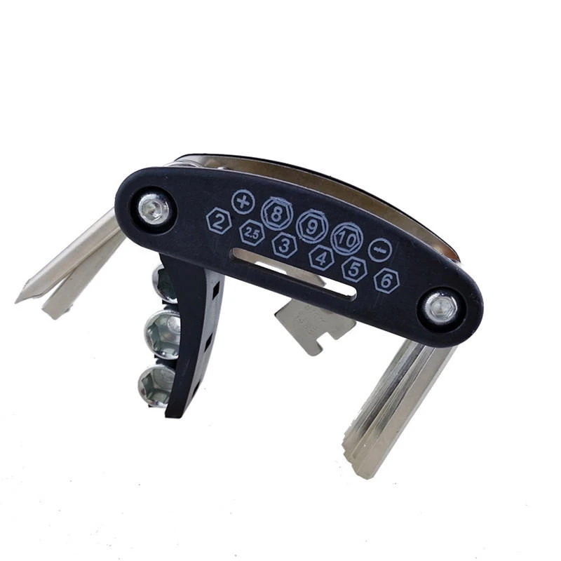 Bike Repair Tool Kit - 16 in 1 Multifunction Hex Allen Key & Screwdriver Set - Image 2