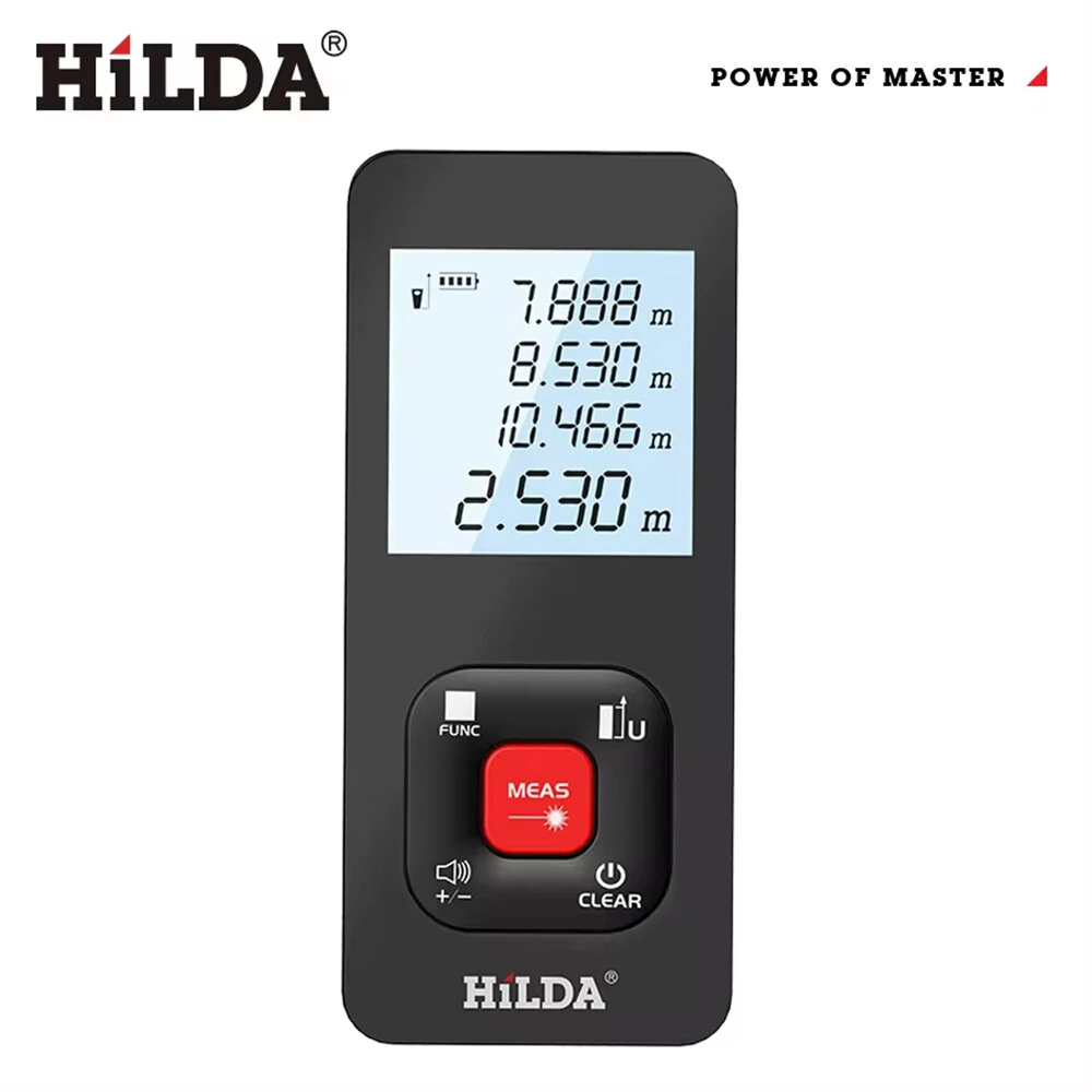 HILDA Laser Distance Meter 100m | ±2mm High Precision | LCD Backlight & Type-C - Image 2