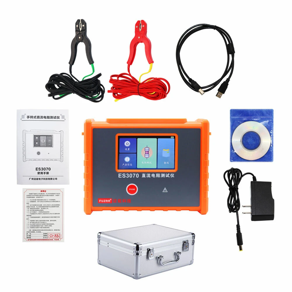 ES3070 Handheld DC Resistance Tester 10A | Transformer & Ground Continuity Tester - Image 4