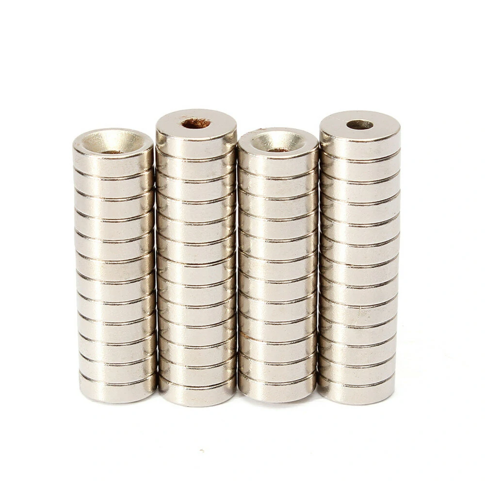 Effetool N50 10x3mm Ring Magnets - 50pcs Strong Neodymium Magnets 3mm Hole - Image 3