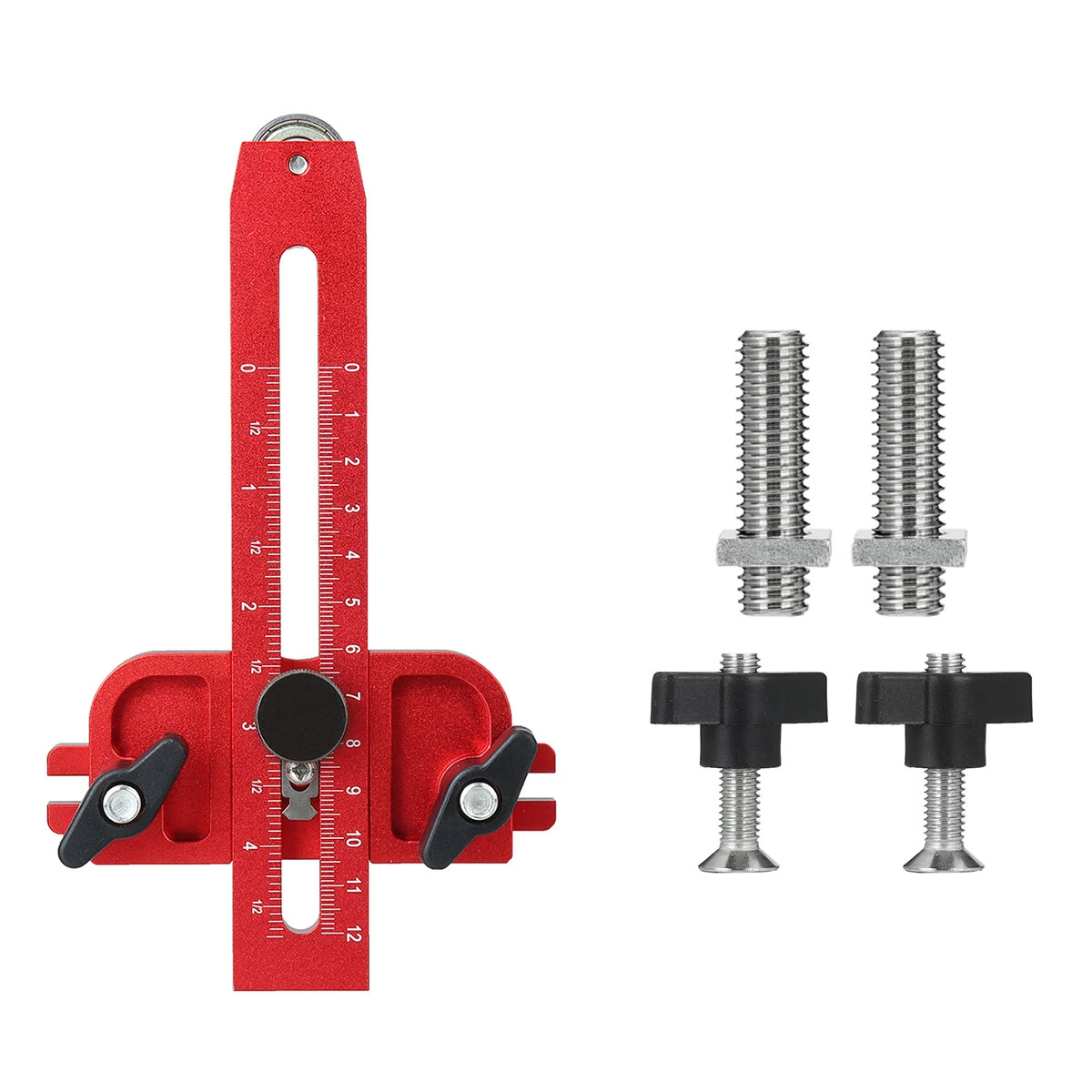 120mm Thin Table Saw Jig - Aluminium Alloy Anodized Adjustable Limiter | Precision Woodworking - Image 2