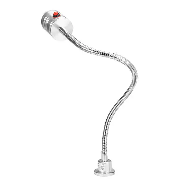 3W 220V LED Machine Light | 400mm Magnetic Base for CNC Mill & Lathe - Image 4