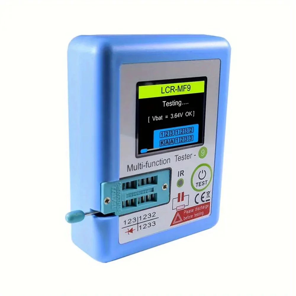 LCR-MF9 USB Rechargeable Multimeter | 1.8 TFT LCD | 0.01 Precision Tester - Image 3
