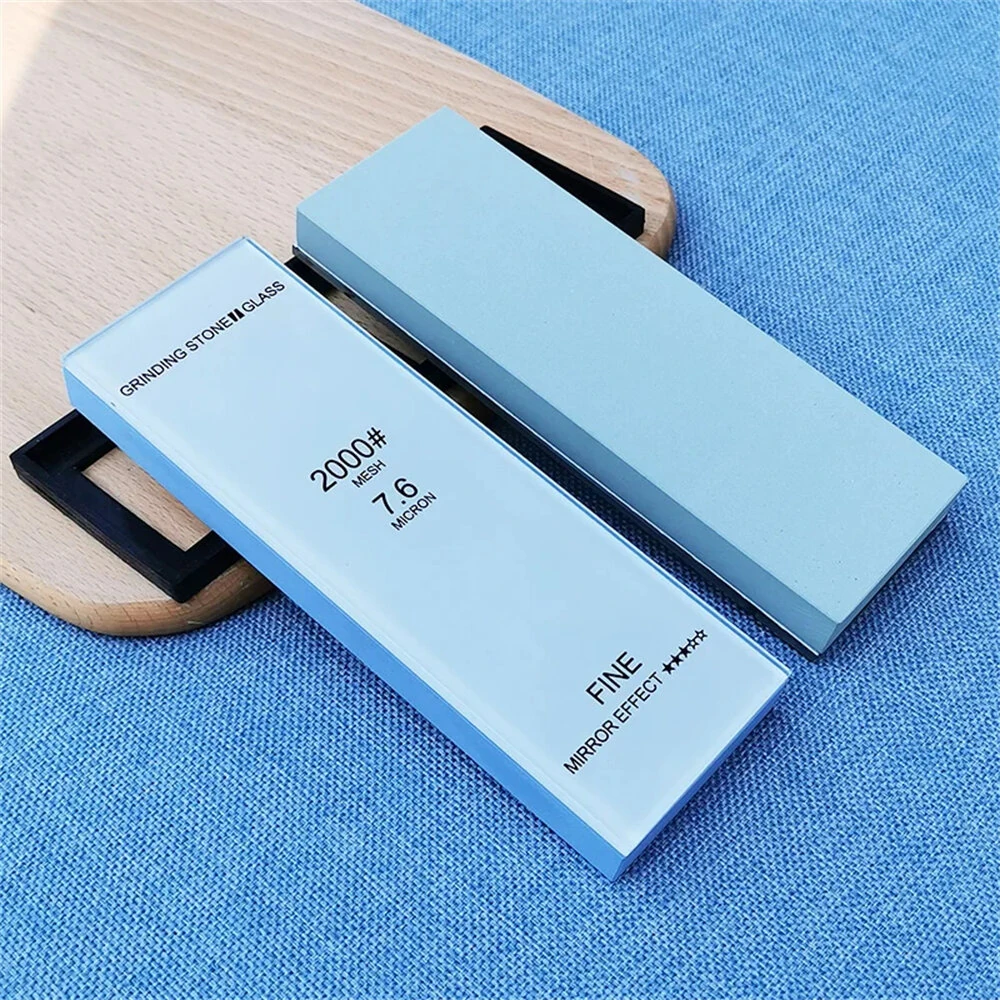 White Alundum Sharpening Stone 240-10000 Grit | 180x60x20mm Whetstone for Knives & Tools - Image 3
