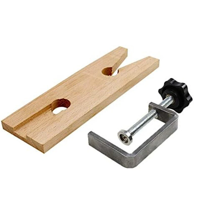 Bench Pin Clamp | Hardwood 9x2 Inch Mount-On Tool for Jewelry Sawing & Filing - Image 2