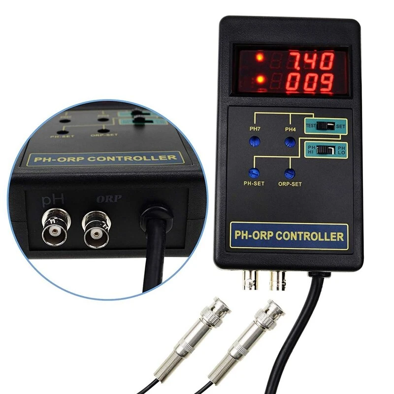 2 in 1 Digital PH & ORP Controller | Water Quality Monitor with Replaceable Probe - Image 3