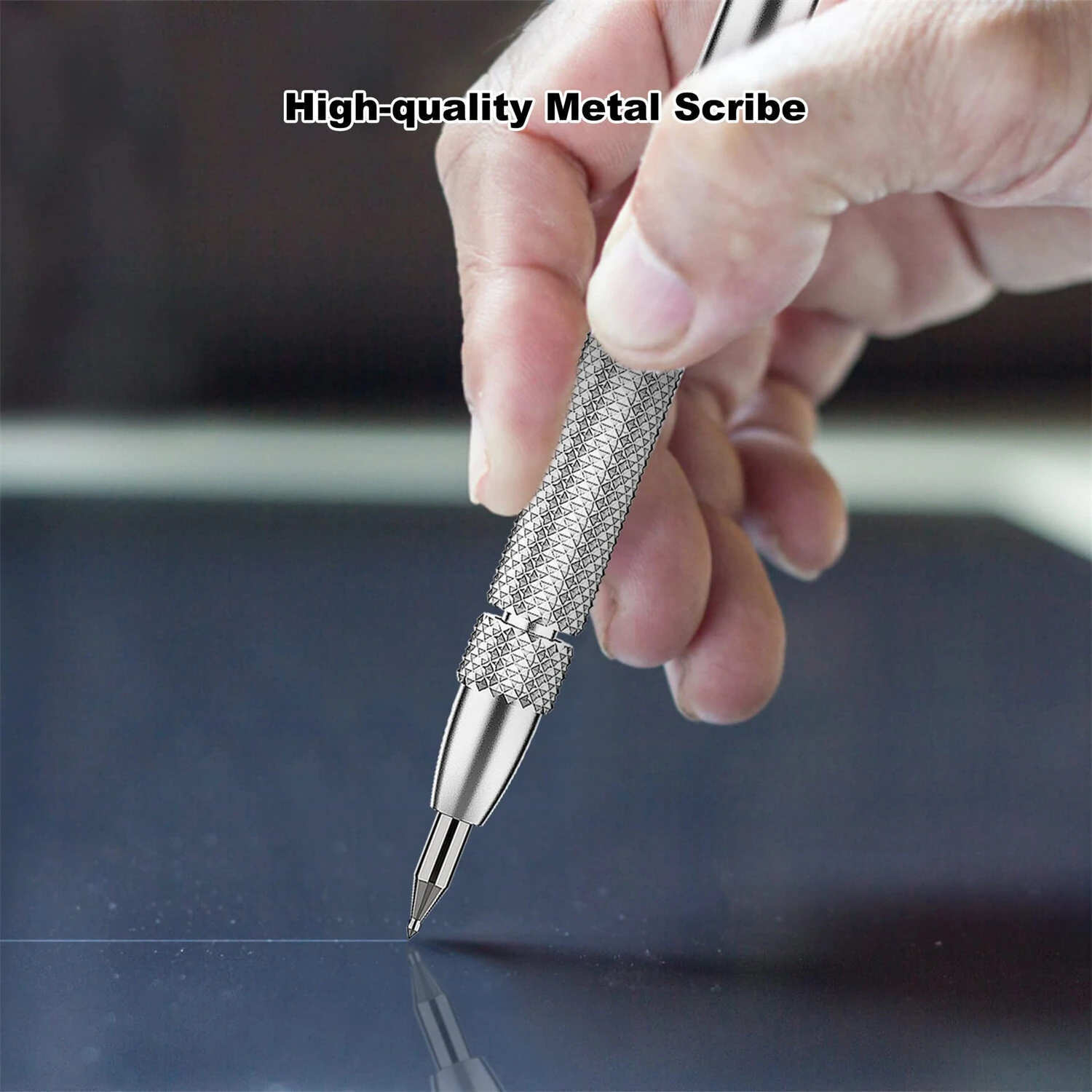 Tungsten Carbide Scriber - 2 Pack with Magnet & 10 Tips for Glass Metal Ceramics - Image 3
