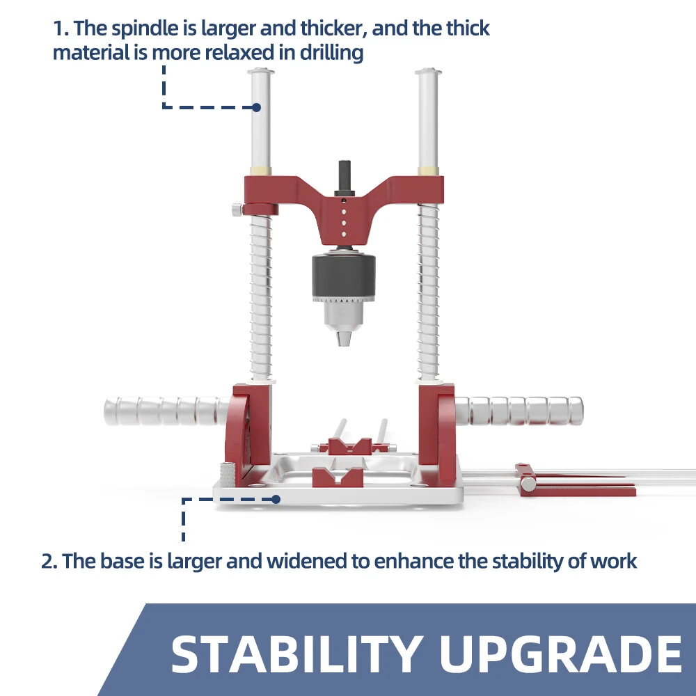 ENJOYWOOD Upgraded Multi-Angle Drill Guide | Adjustable Height Pocket Hole Jig for DIY - Image 2