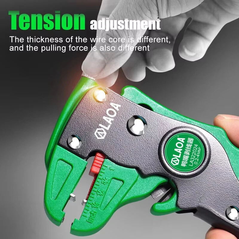 LAOA Automatic Wire Stripper - 0.2 to 4mm Range Adjustment for Electrician - Image 2