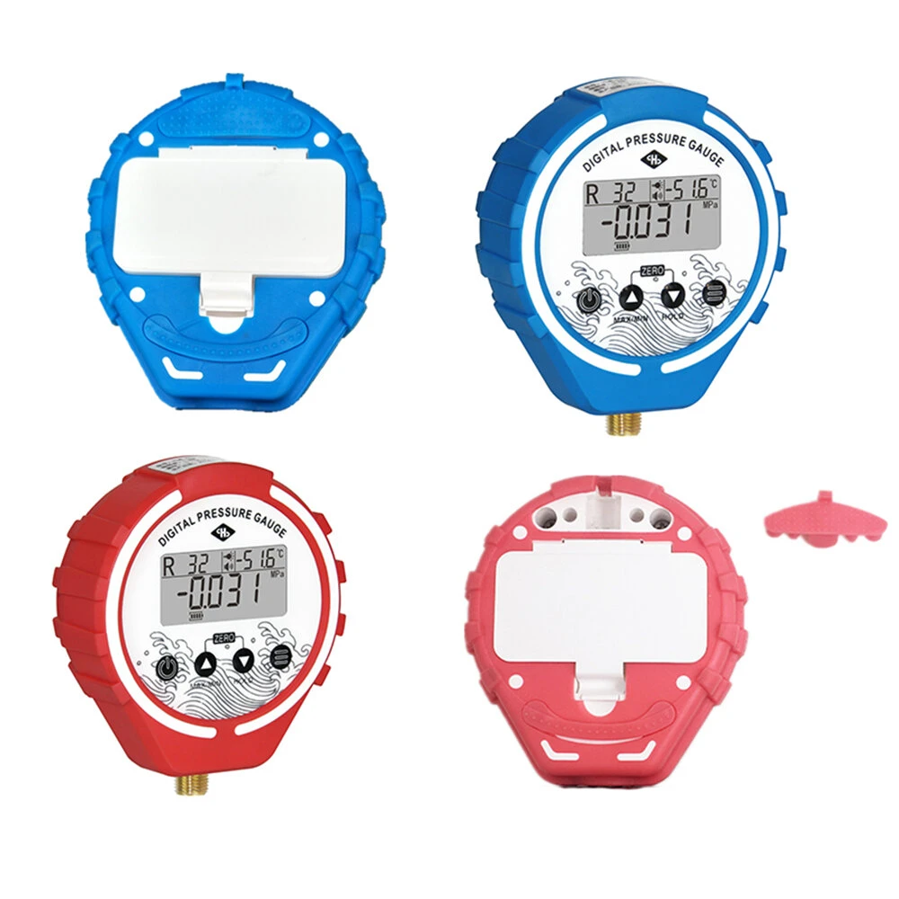 Digital Double Meter Valve Refrigeration Manifold Gauge | High & Vacuum Pressure - Image 3