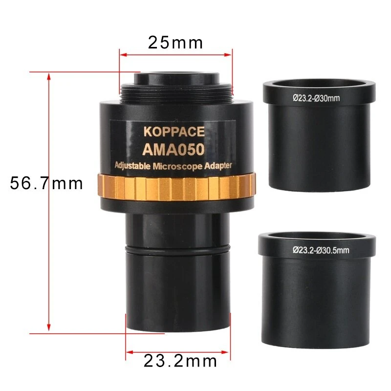 KOPPACE 18MP USB3.0 Microscope Camera | 0.5X Electronic Eyepiece | Adjustable Focus - Image 3