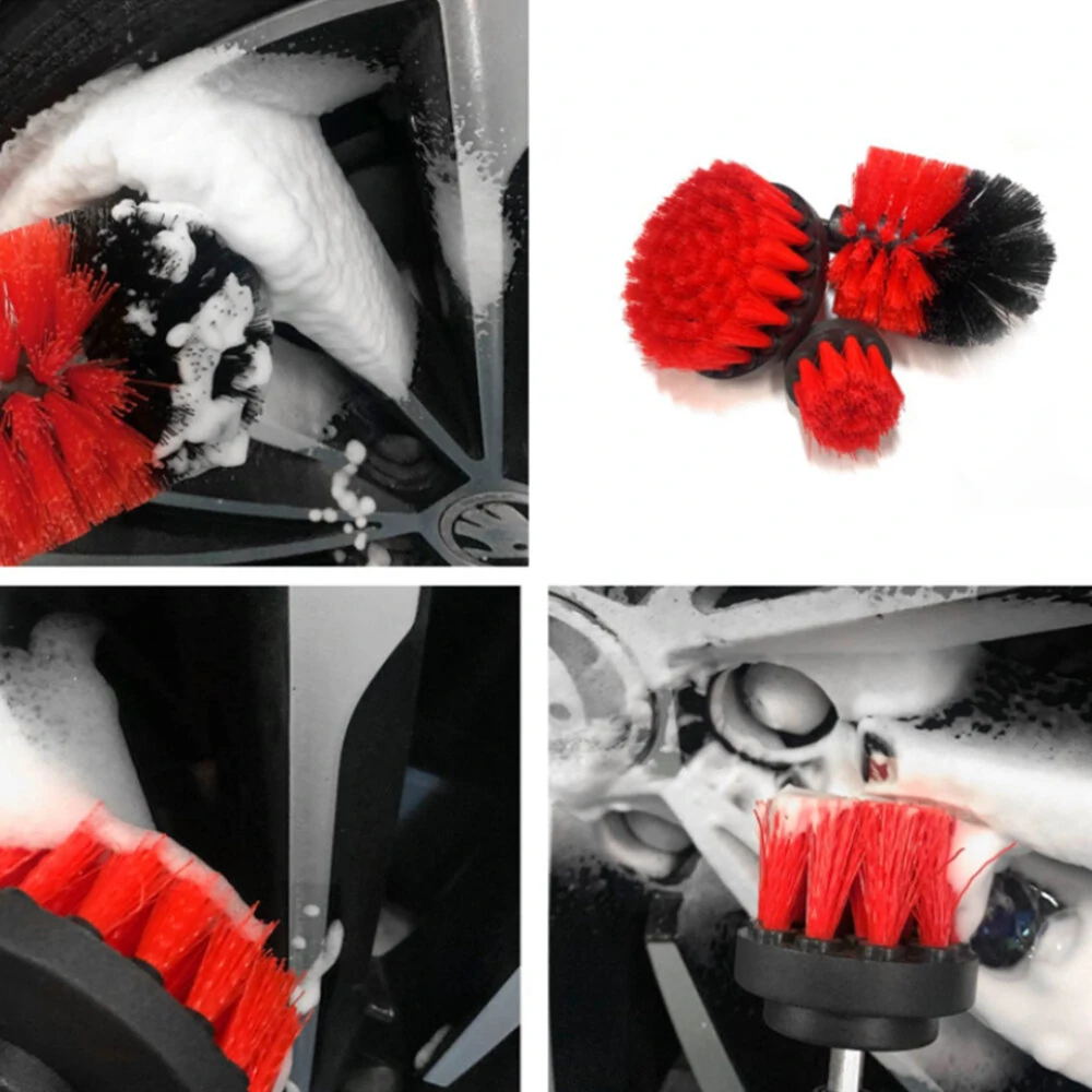 Car Wash Tools Set 27pcs - with Drill Brush & Tire Cleaner | Auto Detailing Kit - Image 4