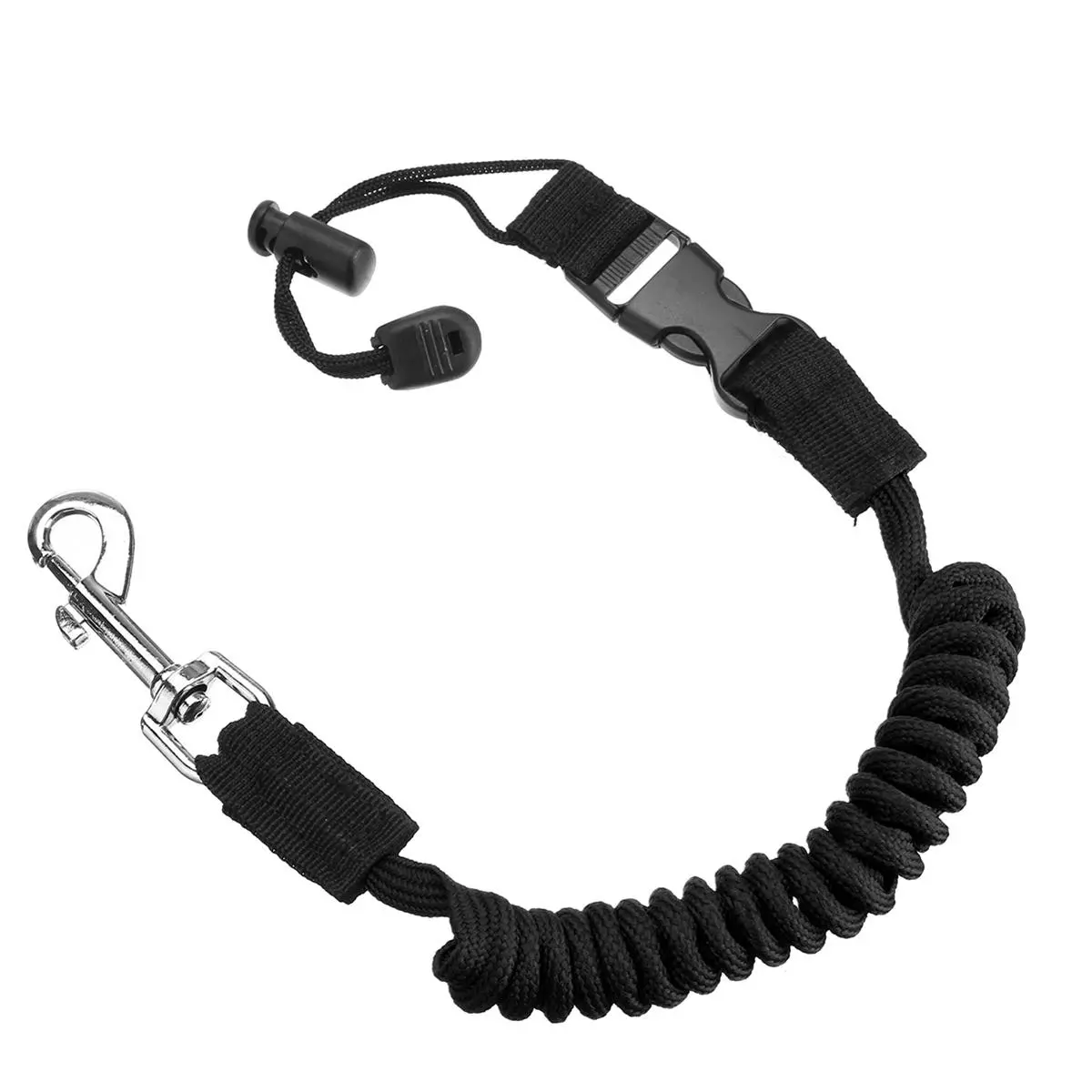Nite Ize Portable Kayak Paddle Leash - Elastic Coiled Lanyard & Fishing Rod Tie - Image 3