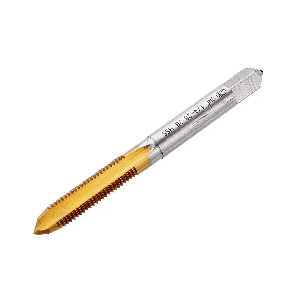 Drillpro 1/4-28 UNEF Right Hand Screw Tap | Titanium Coating | Thread Die - Image 5
