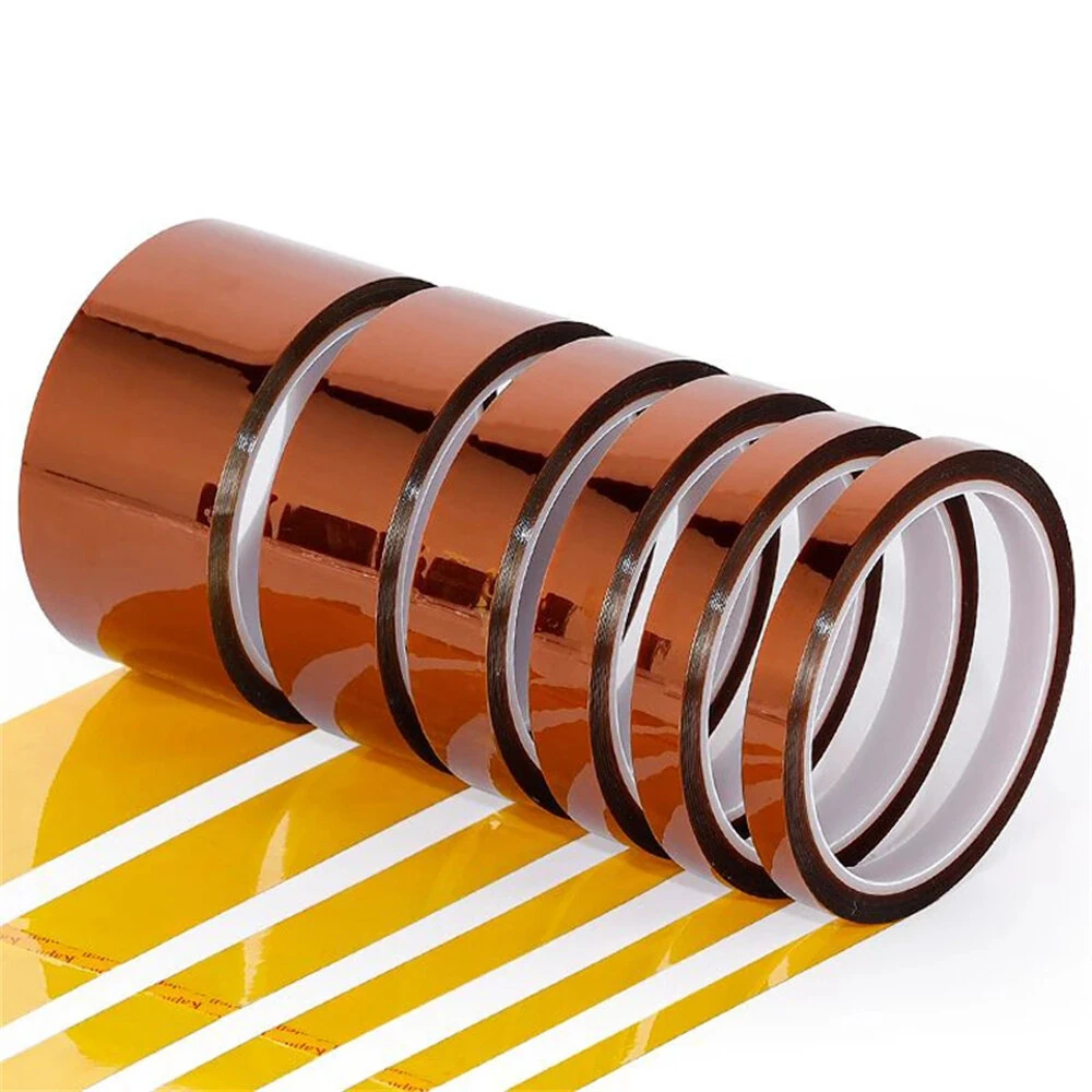 Polyimide Tape - Heat Resistant to 200°C | 33m x 5-50mm | Electrical Insulation - Image 3